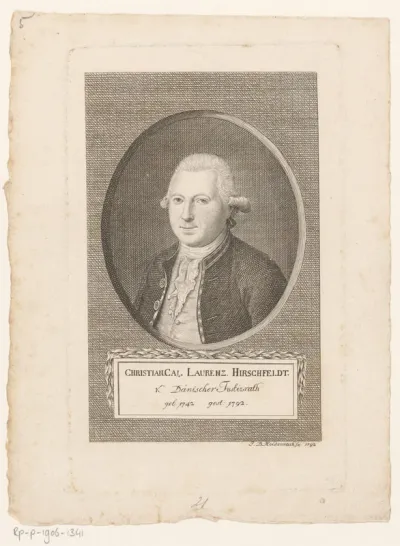Portret van Christian Hirschfeld