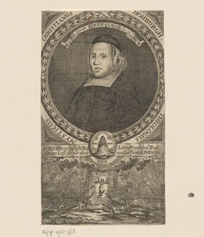 Portret van Christian Hohburg