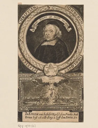Portret van Christian Hohburg