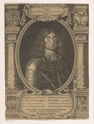 Portret van Christian I van Saksen