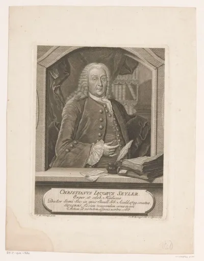 Portret van Christian Jacob Seyler