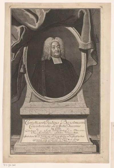 Portret van Christian Julius Bockelmann