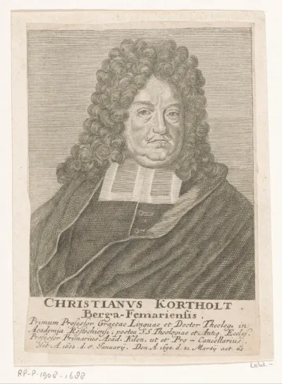 Portret van Christian Kortholt