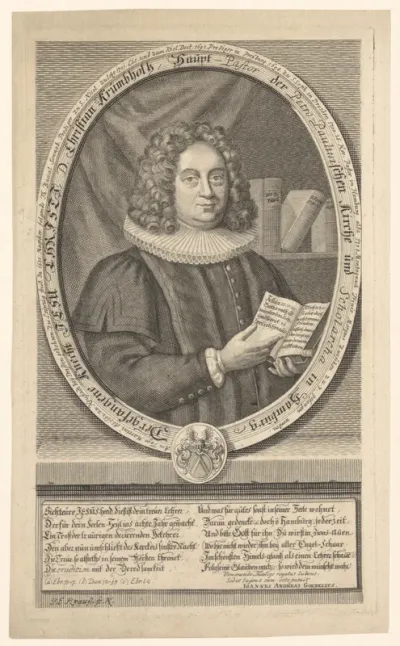 Portret van Christian Krumbholtz
