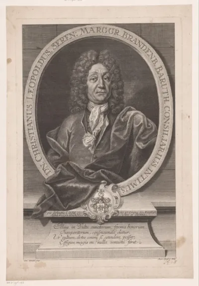 Portret van Christian Leopold