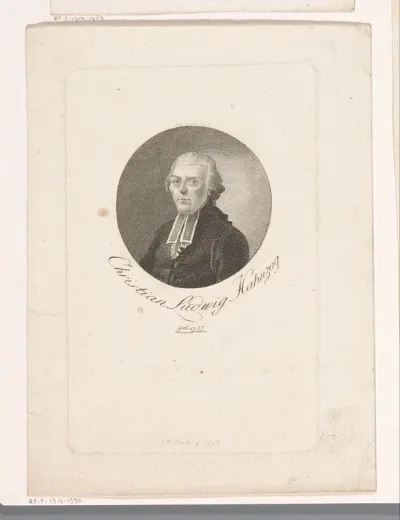 Portret van Christian Ludwig Hahnzog