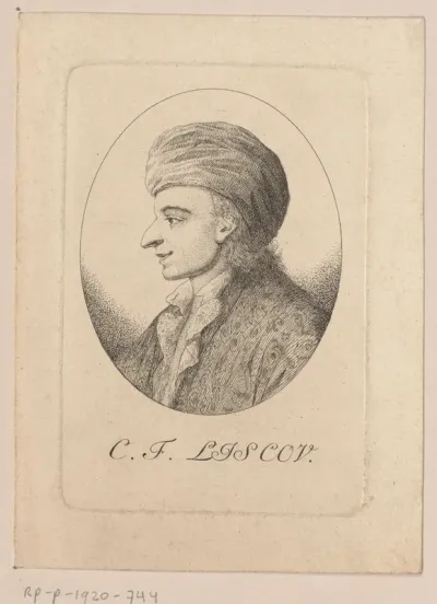 Portret van Christian Ludwig Liscow