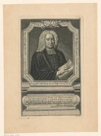 Portret van Christian Otto Weinschenk