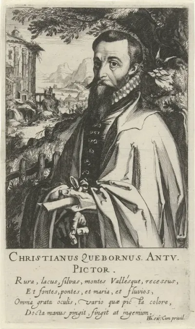 Portret van Christian van den Queborn