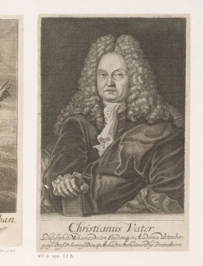 Portret van Christian Vater