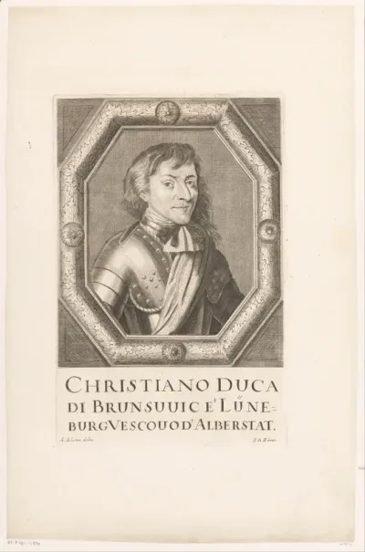 Portret van Christian von Braunschweig-Lüneburg
