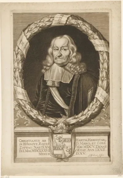 Portret van Christian von Hartig