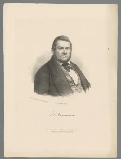 Portret van Christian Widenmann