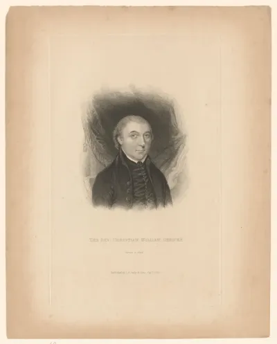 Portret van Christian William Gerické