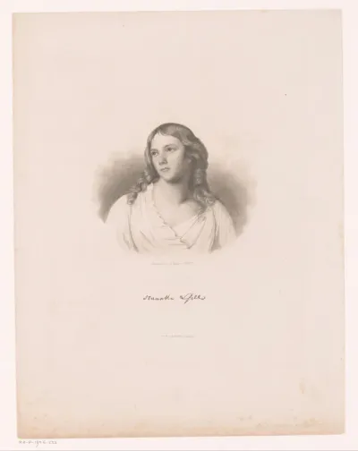 Portret van Christiane Karoline Schiller