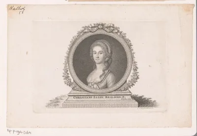 Portret van Christiane Magdalena Elisabeth Keilholz