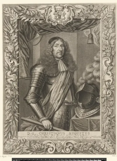 Portret van Christianus Augustus, Pfalzgraf zu Sulzbach