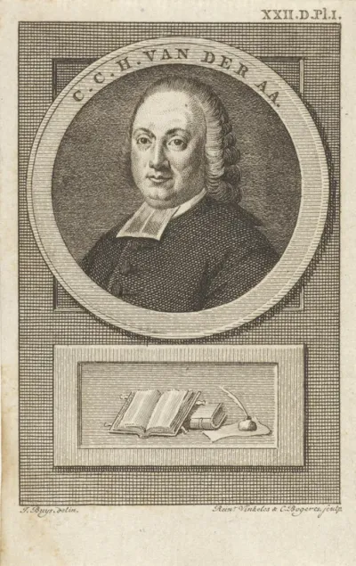 Portret van Christianus Carolus Hendricus van der Aa