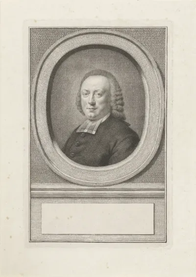 Portret van Christianus Carolus Henricus van der Aa