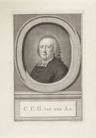 Portret van Christianus Carolus Henricus van der Aa