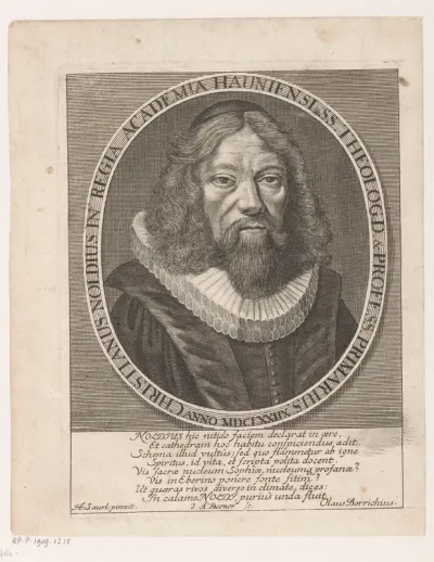 Portret van Christianus Nold