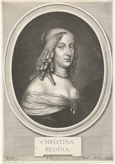 Portret van Christina I van Zweden