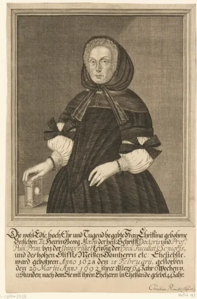 Portret van Christina Moebius