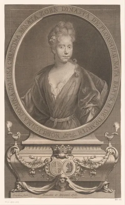 Portret van Christine Renée Zorn de Plobsheim