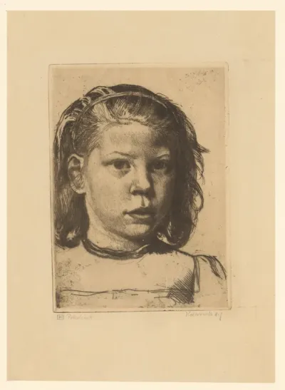Portret van Christine von Kalckreuth