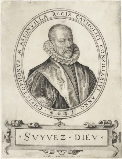 Portret van Christoffel de Assonleville