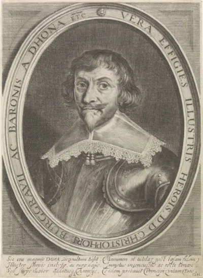 Portret van Christoffel, graaf van Dhona