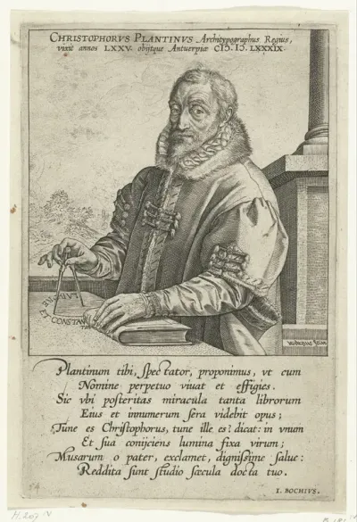 Portret van Christoffel Plantijn