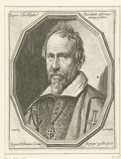 Portret van Christoforo Roncalli, genaamd Pomerancio