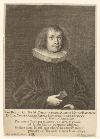 Portret van Christoph Adam Rüd op 31-jarige leeftijd