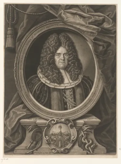 Portret van Christoph Andreas Harsdörfer von Enderndorf