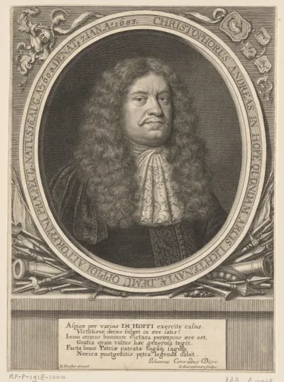 Portret van Christoph Andreas Imhoff I