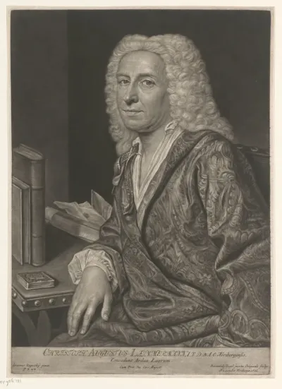 Portret van Christoph August Lämmermann