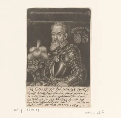 Portret van Christoph Balthasar Gugel
