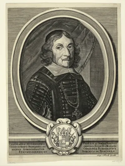 Portret van Christoph Bernard von Galen, bisschop van Munster