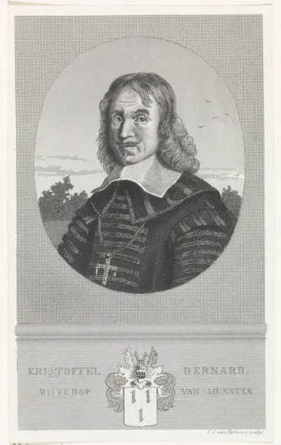 Portret van Christoph Bernhard von Galen, bisschop van Münster