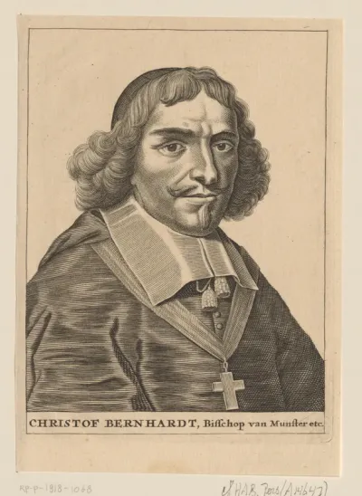 Portret van Christoph Bernhard von Galen, bisschop van Münster