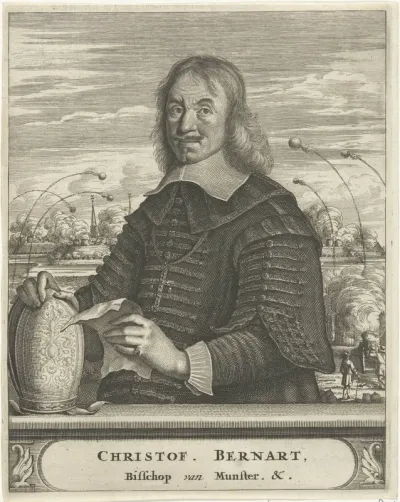 Portret van Christoph Bernhard von Galen, bisschop van Münster
