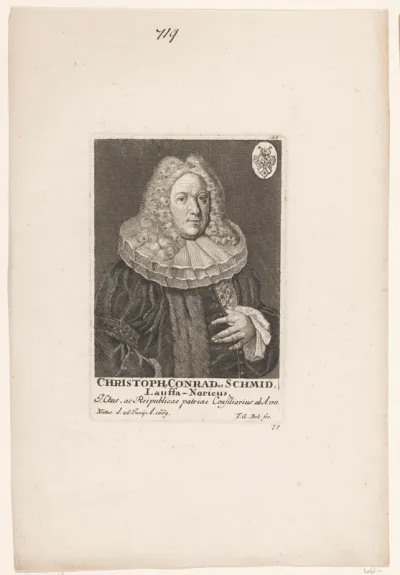 Portret van Christoph Conrad Schmid