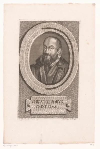 Portret van Christoph Crinesius