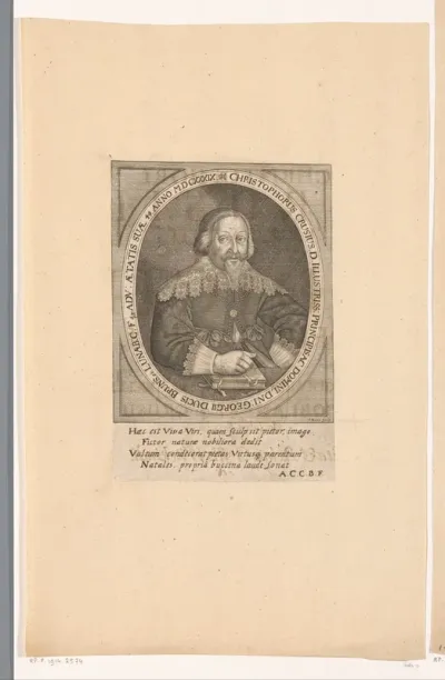 Portret van Christoph Crusius