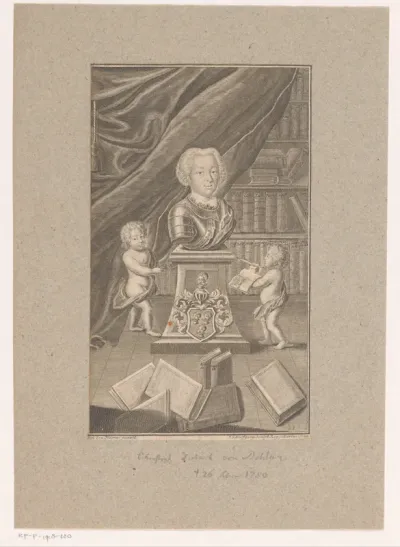 Portret van Christoph Dietrich von Böhlau