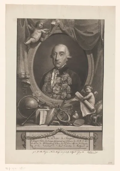 Portret van Christoph Dionysius, Freiherr von Seeger