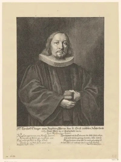 Portret van Christoph Ehinger