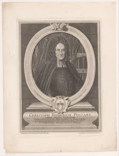 Portret van Christoph Friedrich Possardt