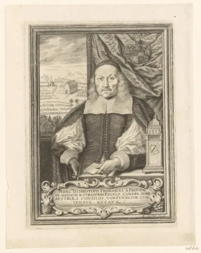 Portret van Christoph Friedrich von Freising
